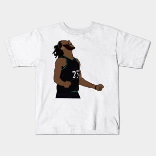 Derrick Rose 50 Point Celebration - Minnesota TimberWolves Kids T-Shirt